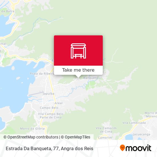 Estrada Da Banqueta, 77 map