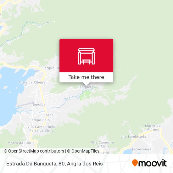 Estrada Da Banqueta, 80 map