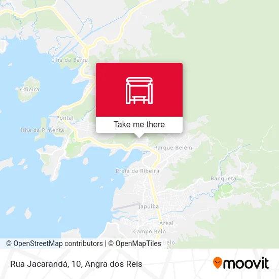 Rua Jacarandá, 10 map