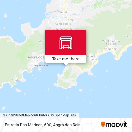 Estrada Das Marinas, 600 map