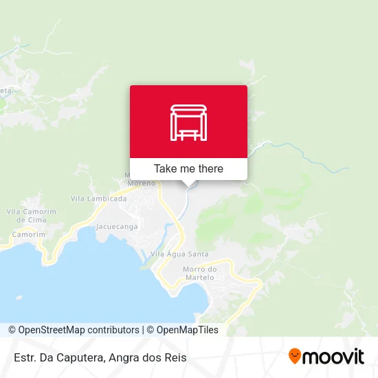 Estr. Da Caputera map