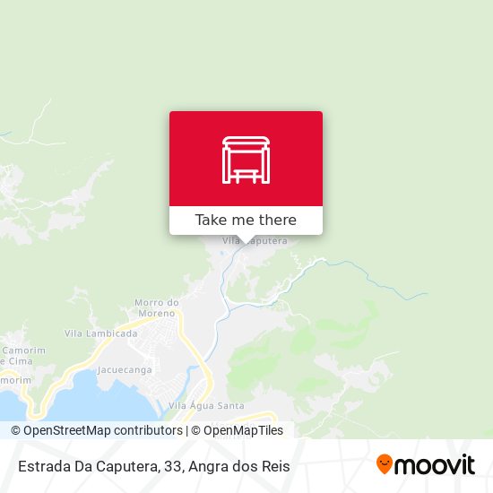 Estrada Da Caputera, 33 map