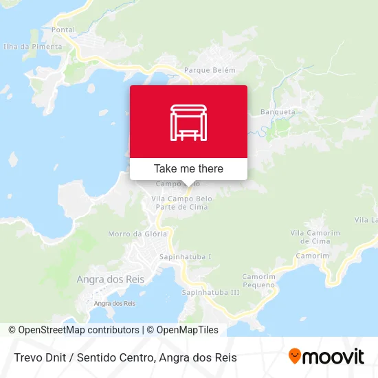 Trevo Dnit / Sentido Centro map