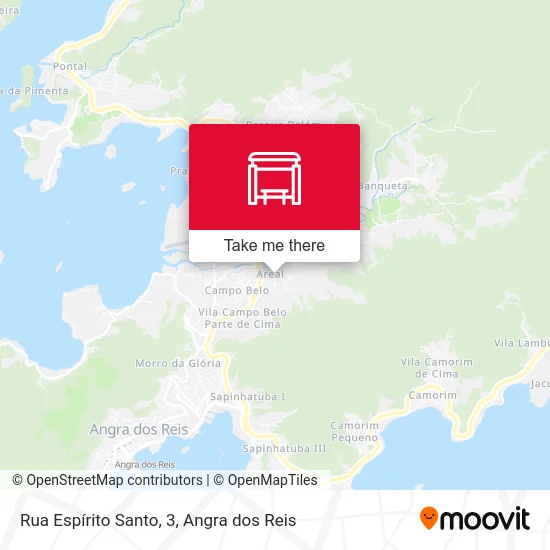 Rua Espírito Santo, 3 map