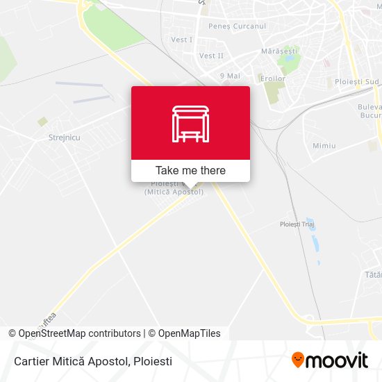 Cartier Mitică Apostol map