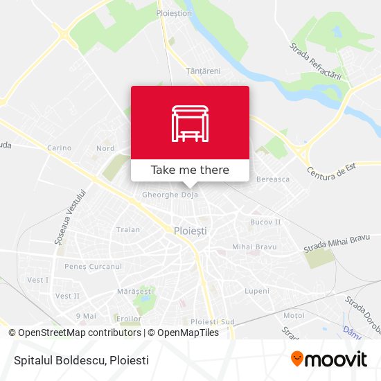 Spitalul Boldescu map
