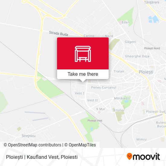 Ploiești | Kaufland Vest map