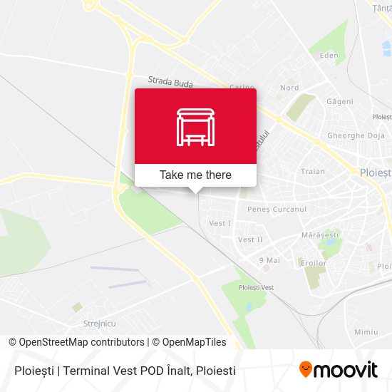 Ploiești | Terminal Vest POD Înalt map