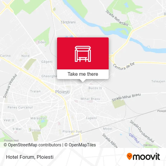 Hotel Forum map