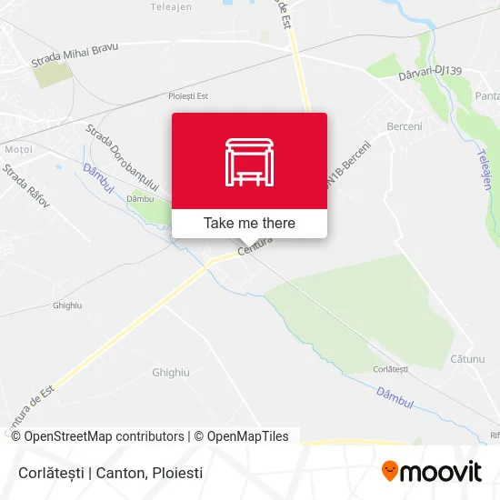 Corlătești | Canton map