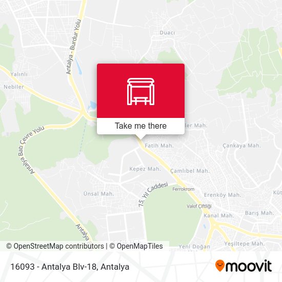 16093 - Antalya Blv-18 map