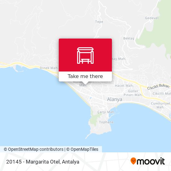 20145 - Margarita Otel map