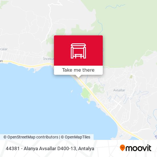 44381 - Alanya Avsallar D400-13 map