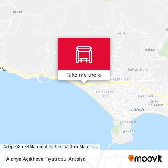 Alanya Açıkhava Tiyatrosu map