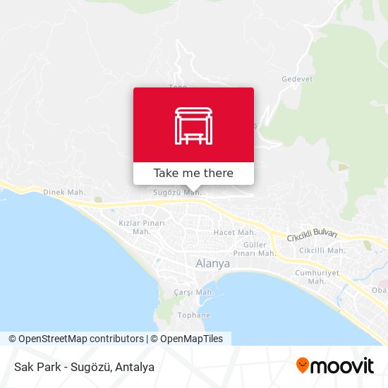 Sak Park - Sugözü map