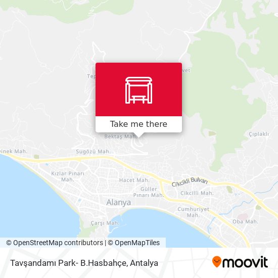 Tavşandamı Park- B.Hasbahçe map