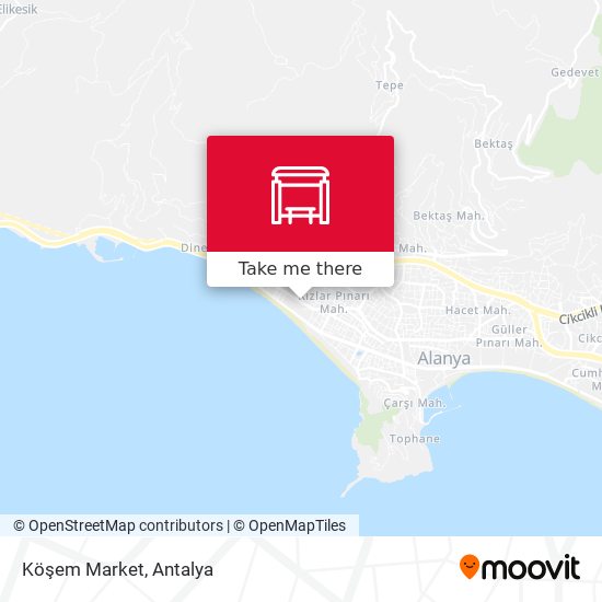 Köşem Market map