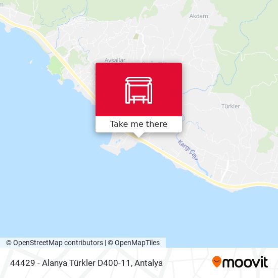 44429 - Alanya Türkler D400-11 map