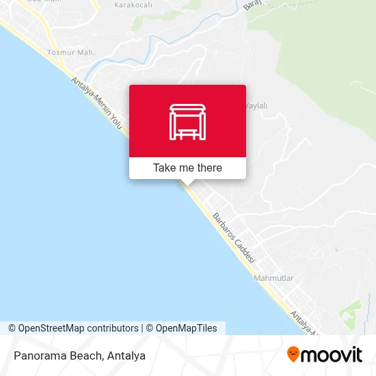 Panorama Beach map