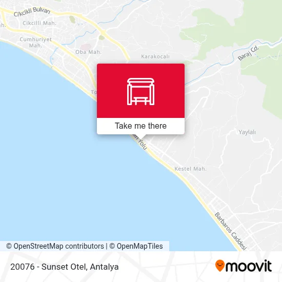 20076 - Sunset Otel map