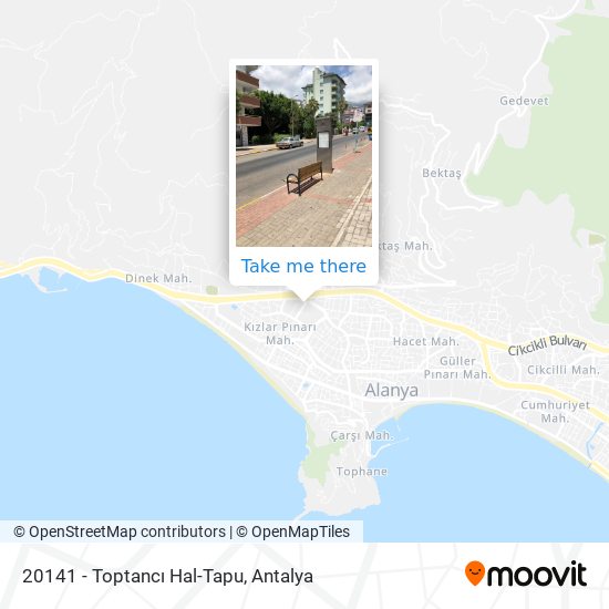 20141 - Toptancı Hal-Tapu map