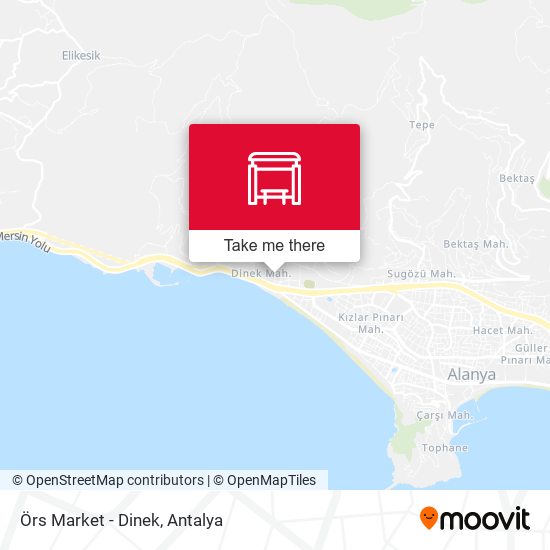 Örs Market - Dinek map