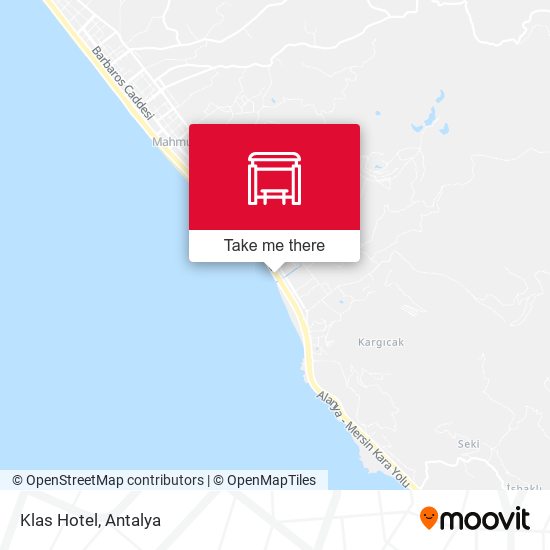 Klas Hotel map