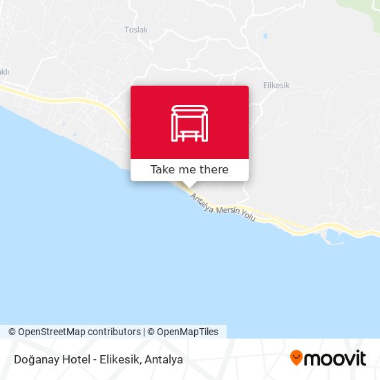 Doğanay Hotel - Elikesik map