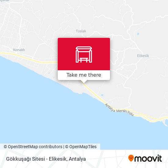 Gökkuşağı Sitesi - Elikesik map