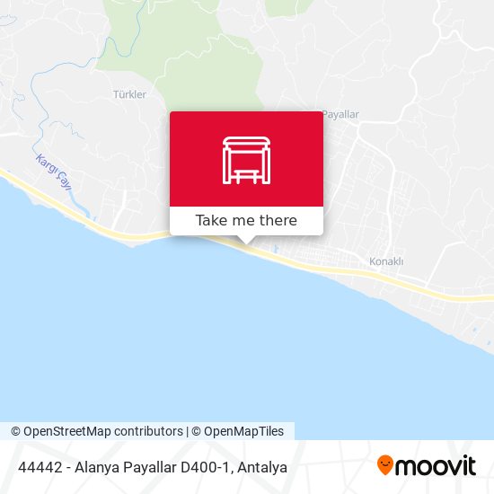 44442 - Alanya Payallar D400-1 map