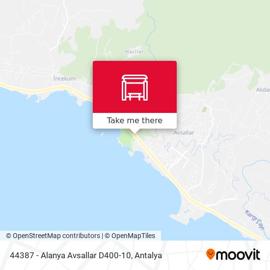 44387 - Alanya Avsallar D400-10 map