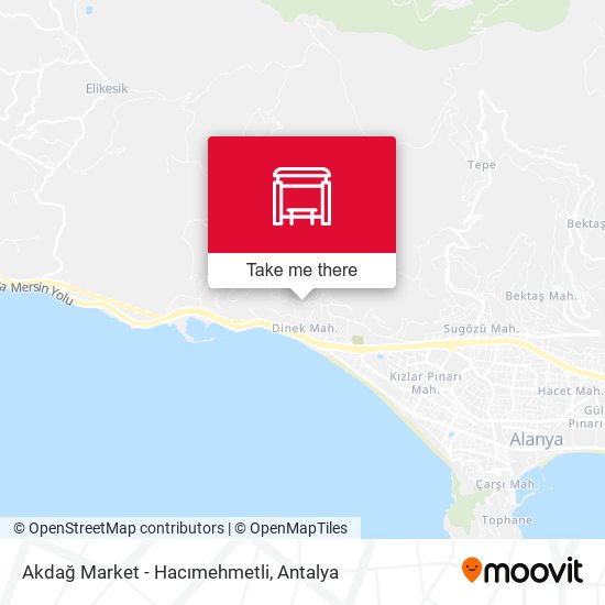 Akdağ Market - Hacımehmetli map