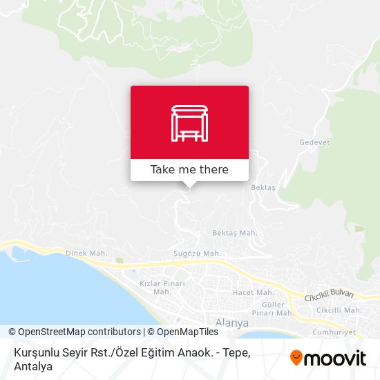 Kurşunlu Seyir Rst. / Özel Eğitim Anaok. - Tepe map