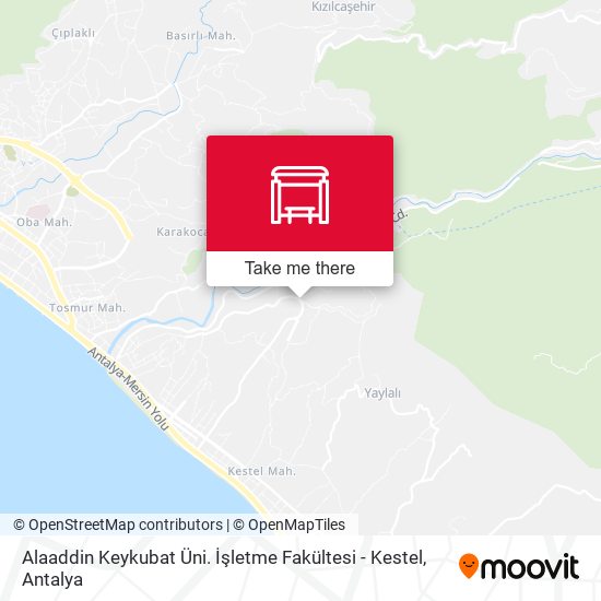 Alaaddin Keykubat Üni. İşletme Fakültesi - Kestel map