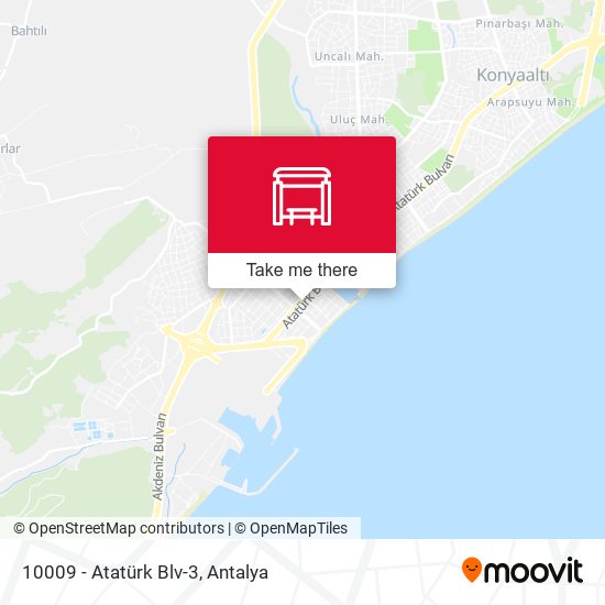 10009 - Atatürk Blv-3 map