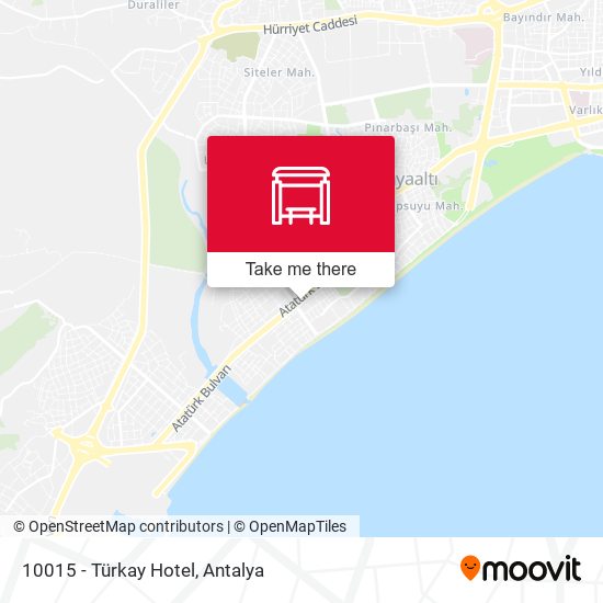 10015 - Türkay Hotel map