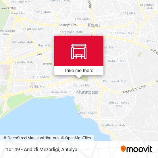10149 - Andizli Mezarliği map
