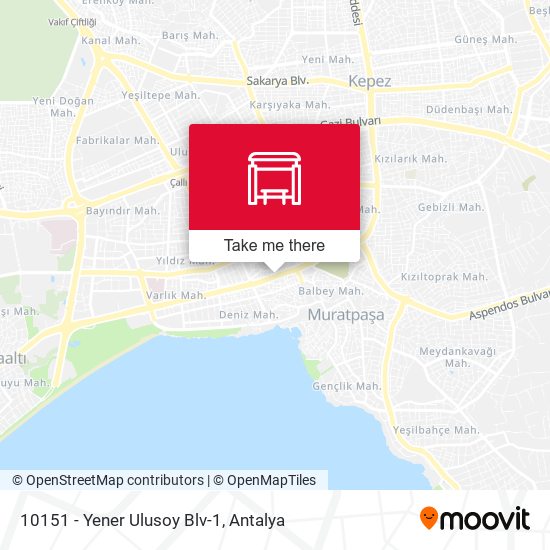 10151 - Yener Ulusoy Blv-1 map