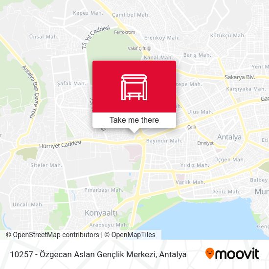 10257 - Özgecan Aslan Gençlik Merkezi map