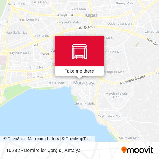 10282 - Demirciler Çarşisi map