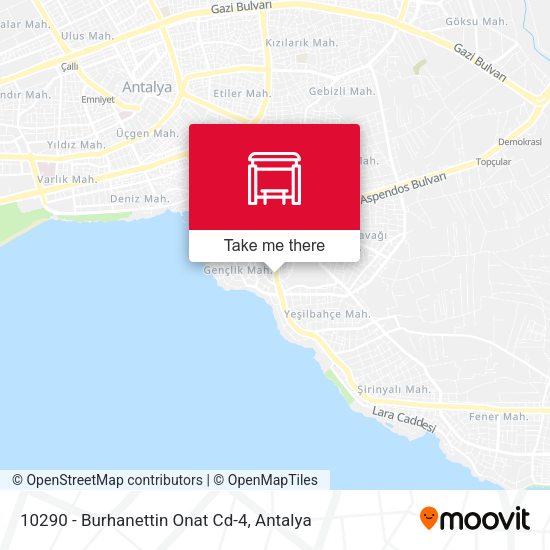 10290 - Burhanettin Onat Cd-4 map