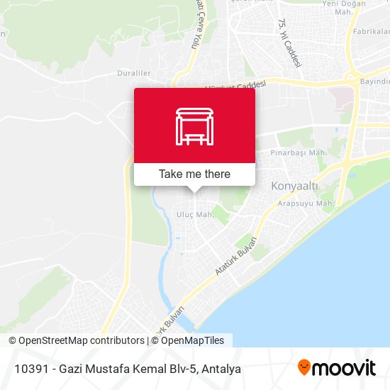 10391 - Gazi Mustafa Kemal Blv-5 map