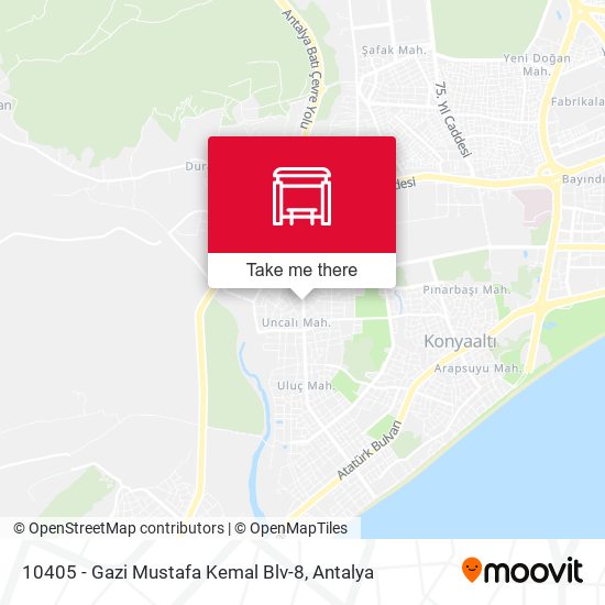 10405 - Gazi Mustafa Kemal Blv-8 map