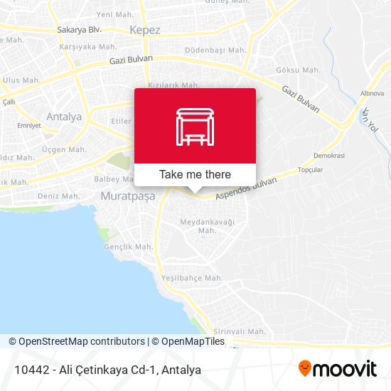 10442 - Ali Çetinkaya Cd-1 map