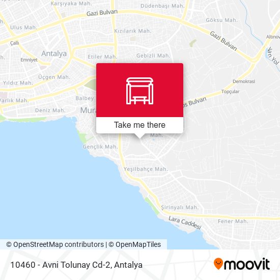 10460 - Avni Tolunay Cd-2 map