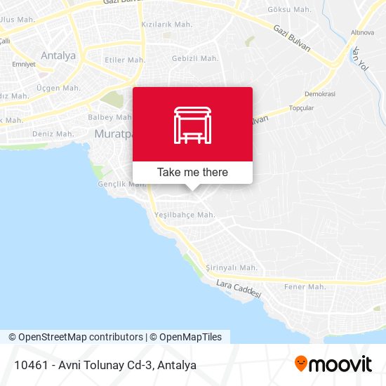 10461 - Avni Tolunay Cd-3 map
