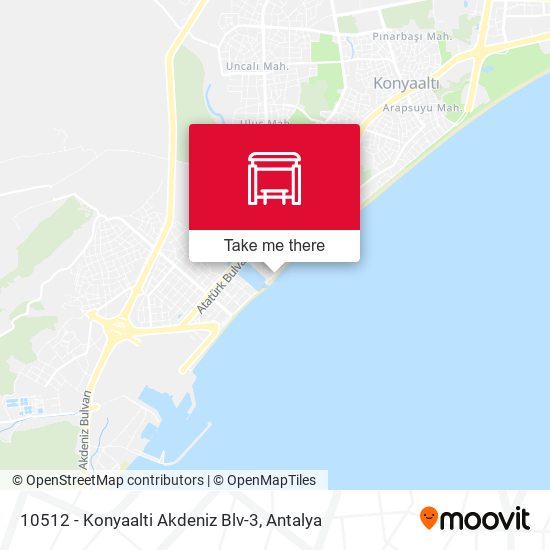 10512 - Konyaalti Akdeniz Blv-3 map
