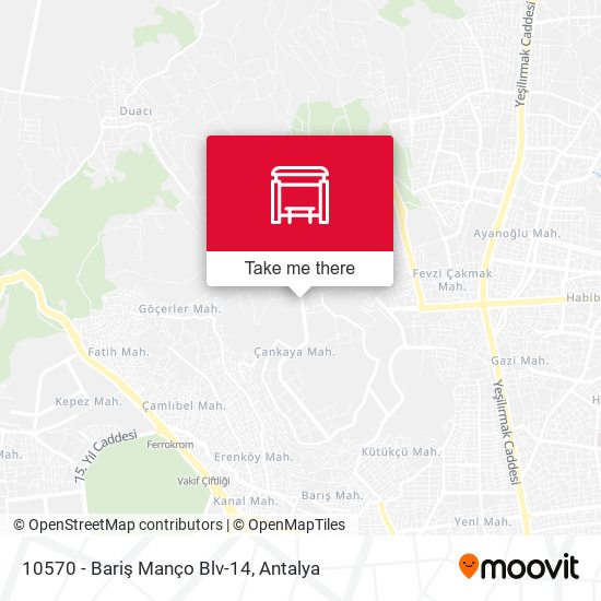 10570 - Bariş Manço Blv-14 map
