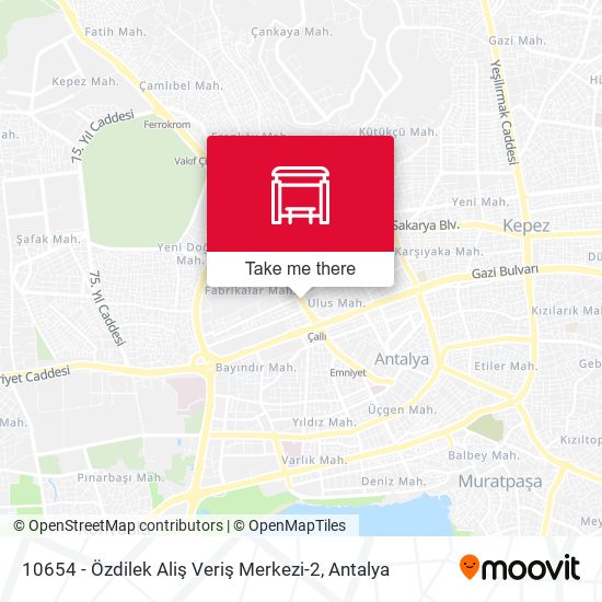 10654 - Özdilek Aliş Veriş Merkezi-2 map