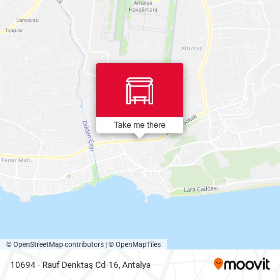 10694 - Rauf Denktaş Cd-16 map